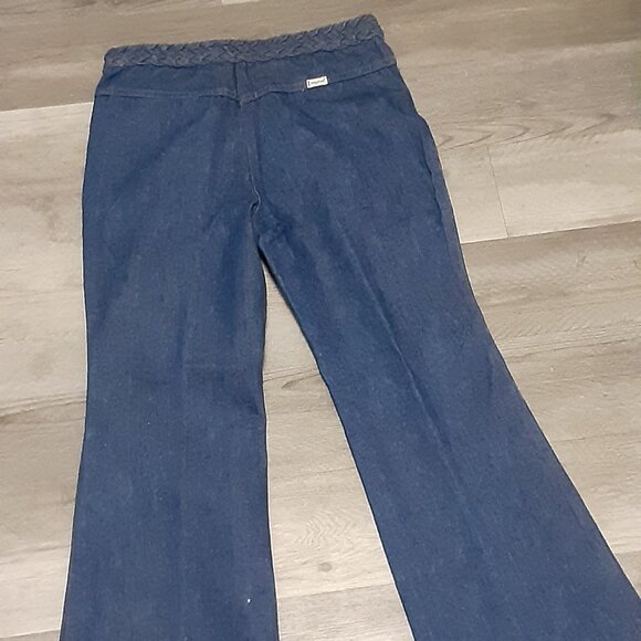 Vintage 70s Denim Bell Bottoms And Jacket - Picture 5 of 9